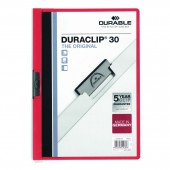 Папка с клипом Durable Duraclip Original, А4, 30 листов, с прозрачным верхним листом Папка с клипом Durable Duraclip Original, А4, 30 листов, с прозрачным верхним листом